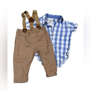 Berkley Jensen Baby Boy Outfit 2-Piece Size 6M